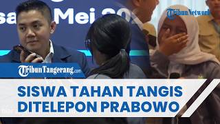 Prabowo Angkat Telepon Seskab Teddy, Siswa Tahan Tangis Ngobrol Bareng Presiden & Diajak ke Istana