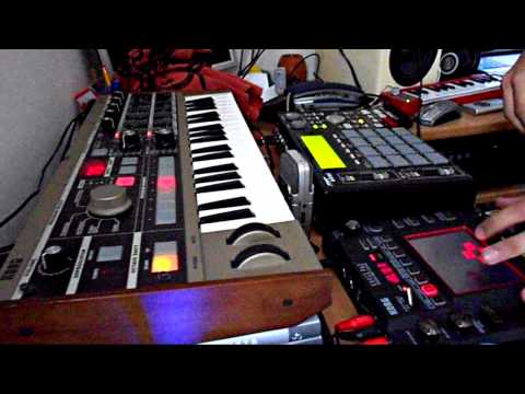 Stèv - Windmills (live on MPC 1000, KP3, microKORG, electro-acoustic guitar, RC-30) - 05/09/2012