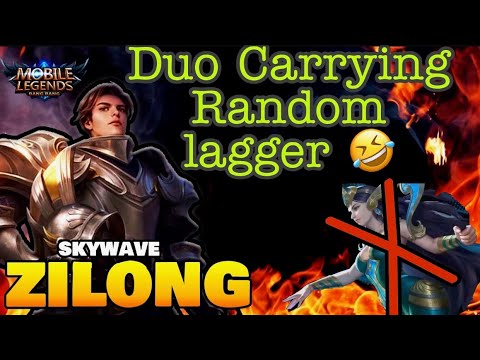 Random Lag on team?? No Problem, Zilong carries! | Mobile Legends