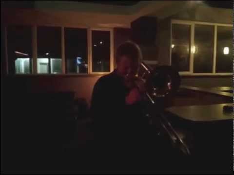 Beatles Hey Jude semi-drunk trombone improvization