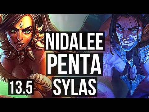 NIDALEE vs SYLAS (JNG) | Penta, 15/1/10, 66% winrate, Legendary | KR Master | 13.5