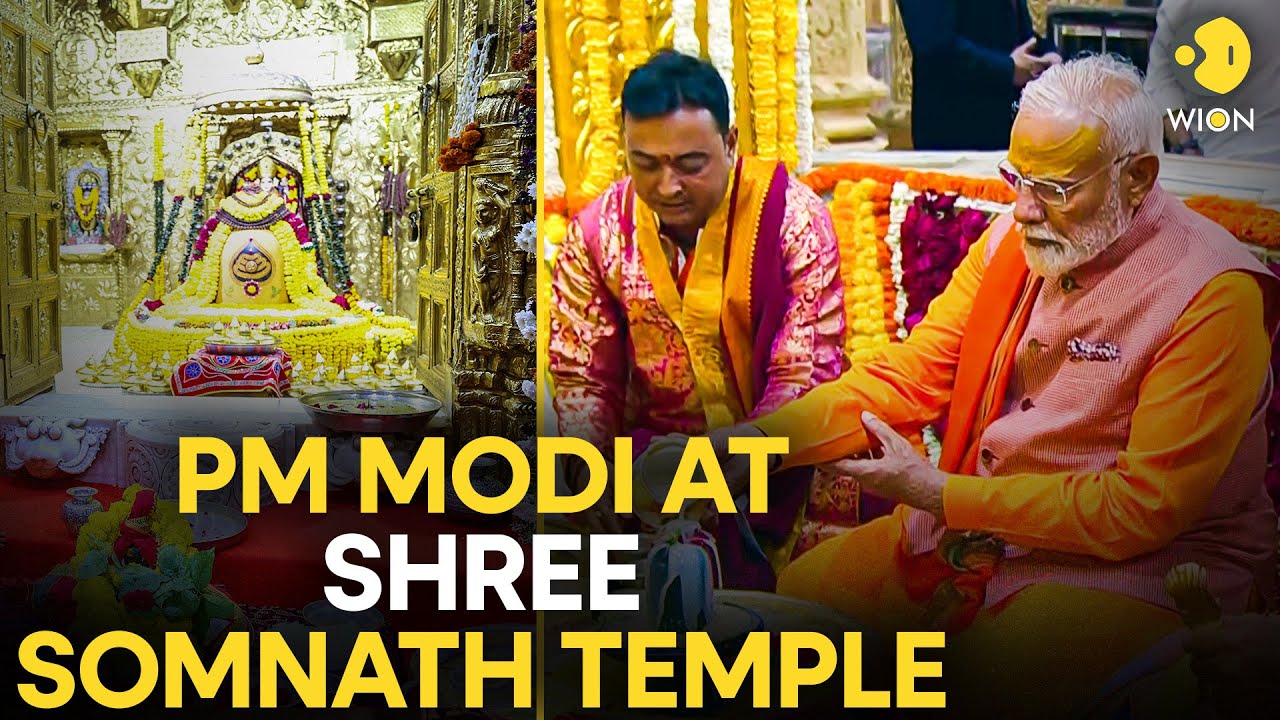 LIVE: PM Modi Participates in Omkar Mantra Chanting at Somnath Mahadev Mandir | WION Live