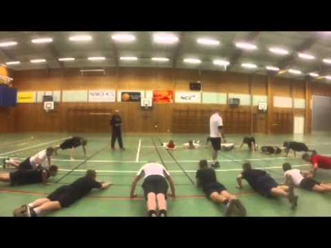 First day of ten workouts! -#pannben goes Kågeröd BoIF!