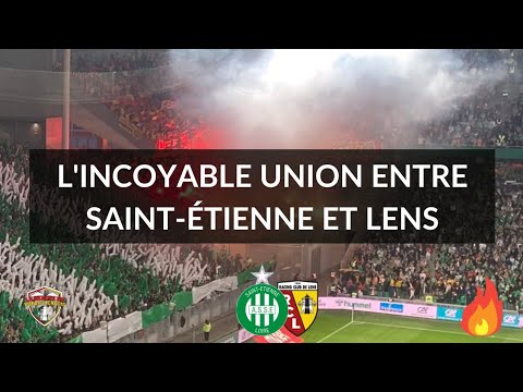 ASSE - RC Lens : L'incroyable union entre les supporters des deux camps
