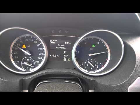 Mercedes-Benz R-Klasse 0-100, R350 CDI, Acceleration, BJ 2011
