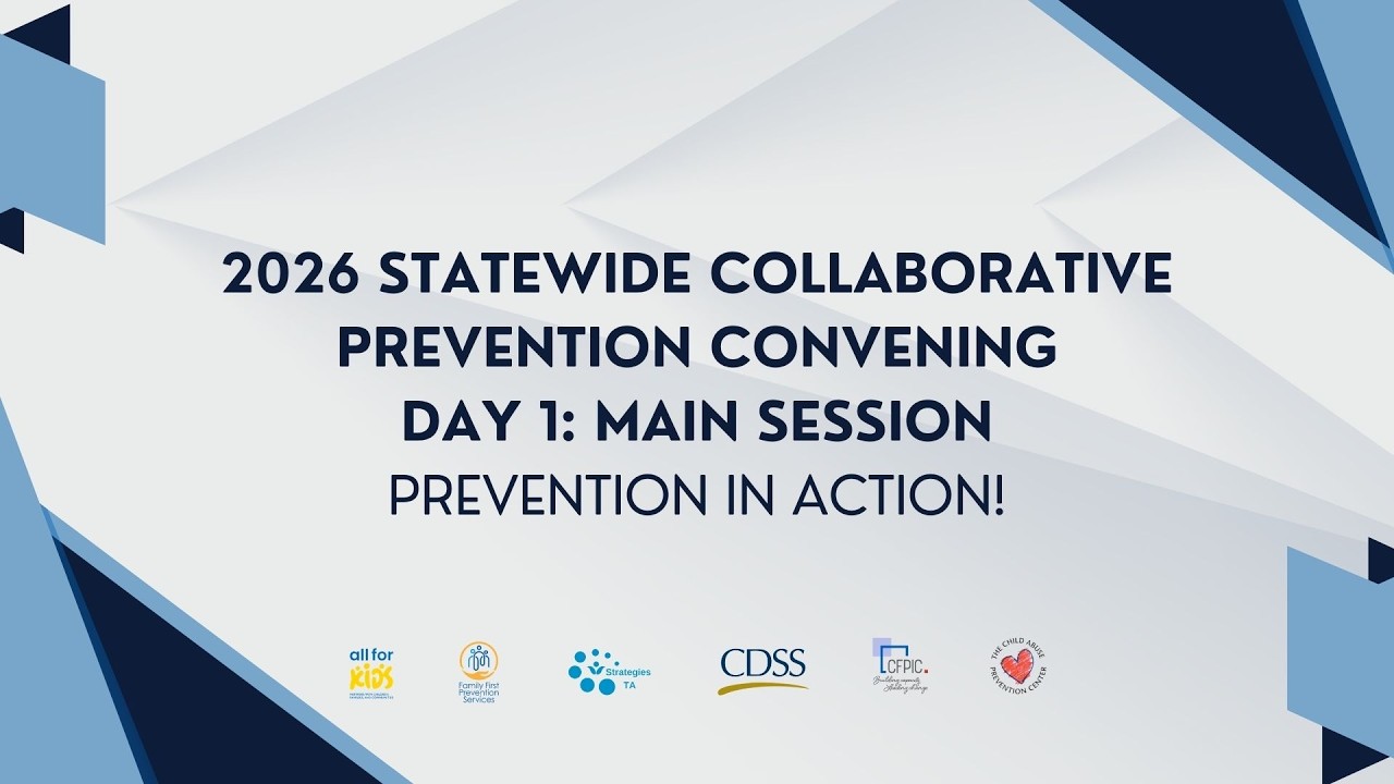 (English) Day 1 of 2026 Statewide Collaborative Prevention Convening Main Session - March 18, 2026