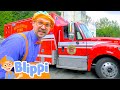 Blippi Visits A Firetruck Station Blippi S Stories And Adventures For Kids Moonbug Kids