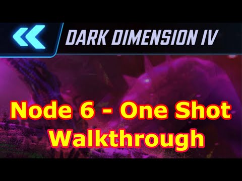 Dark Dimension 4 - Node 6 One Shot | DD4 Node 6 One Shot| Walkthrough | - Marvel Strike Force - FTP