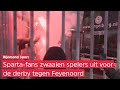 Zo werd Sparta uitgezwaaid voor de derby tegen Feyenoord