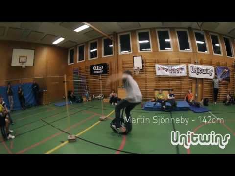 Martin Sjönneby - 142cm personal unicycle high jump record