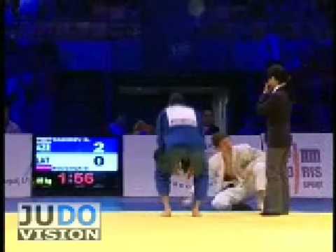 JUDO 2008 European Championships: Ramil Gasimov (AZE) - Denis Kozlovs (LAT)