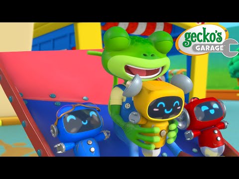 The Dump Truck Slide | Gecko's Garage | Trucks For Children | Cartoons For Kids