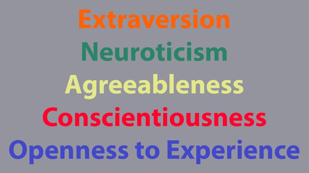 2017 Personality 14: Introduction to Traits/Psychometrics/The Big 5