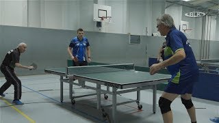 Beim Tischtennisturnier der VSG Kugelberg Weißenfels gegen den TSV Eintracht Lützen begeisterte der älteste Tischtennisspieler im Alter von 87 Jahren die Zuschauer.