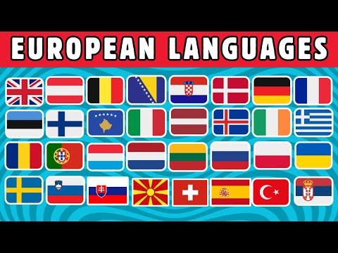 HOW to Say "Language" in over 40 European Countries | EUROPEAN Languages