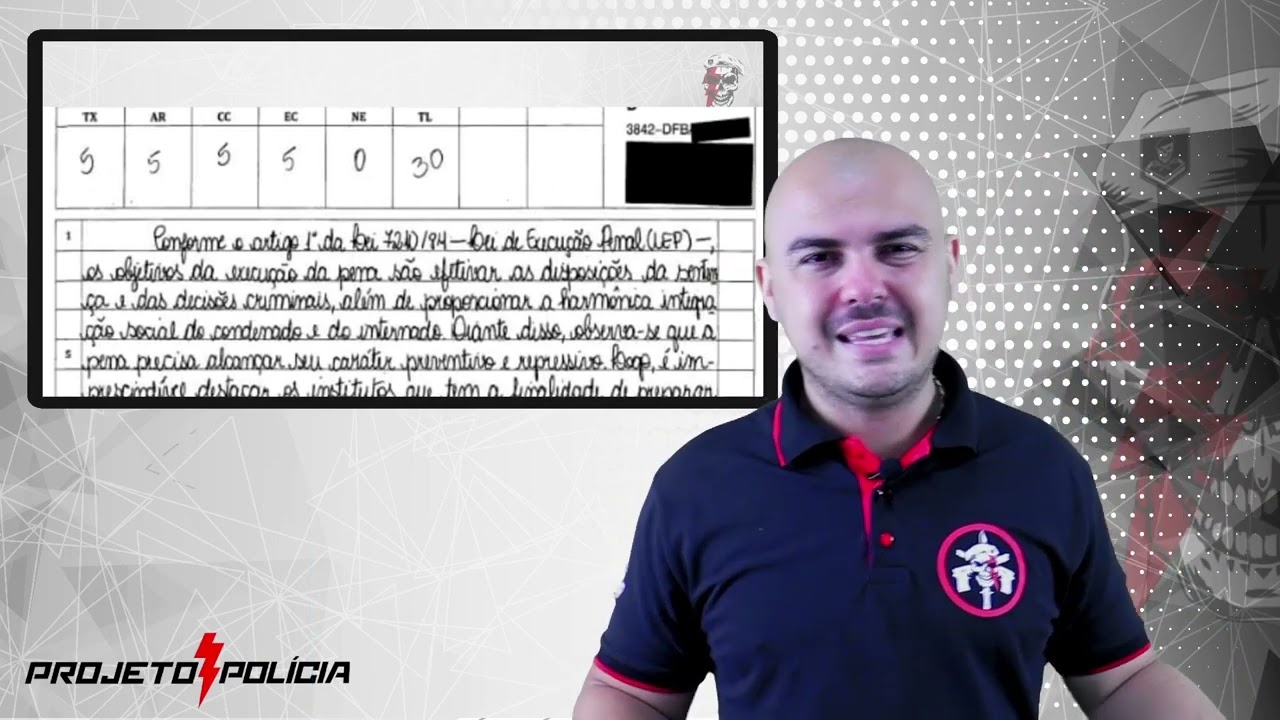 Redação Prof.Paulinho Kuririn (Esqueletos) - Projeto Polícia