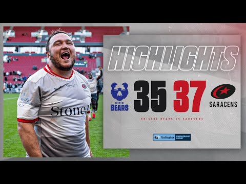 LOZOWSKI WINS IT AT THE DEATH! | Bristol Bears 35-37 Saracens Men | Premiership Rugby Highlights
