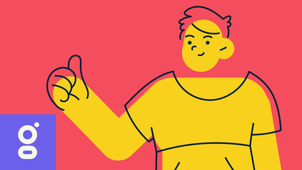 How to Draw a Flat Design Character, Time Lapse Art, Animation Friendly