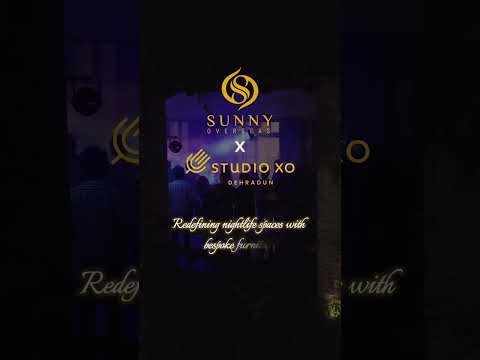 Furnishing Studio XO Bar Dehradun, Our Latest Project Showcase