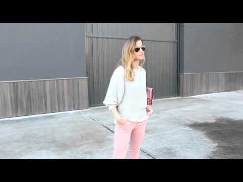 VIDEOLOOK - 07 - SLIM PINK PANTS