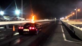 preview picture of video 'All motor Corvette, Tuesday night at Atco.  Runs 11's.'