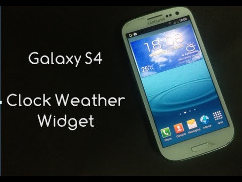 comment installer widget samsung galaxy s