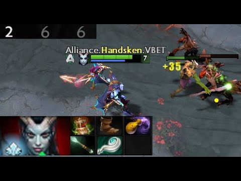 Handsken - Queen of Pain | OG vs Alliance  (game 1) BO2 | The International 2021