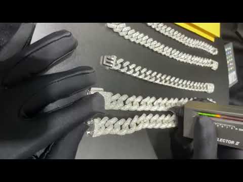 20mm Moissanite cuban chain