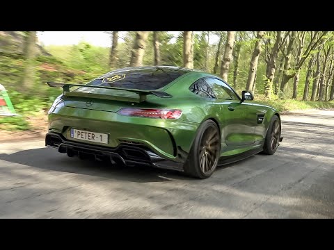 Prior Design Mercedes-AMG GT S with Akrapovic Evolution X-Pipe Exhaust - Revs & Accelerations !
