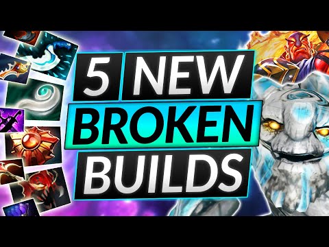 5 NEW BROKEN BUILDS for FREE MMR - These Heroes are UNSTOPPABLE - Dota 2 Guide