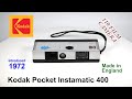1972 Kodak Pocket Instamatic 400 110 Film Camera