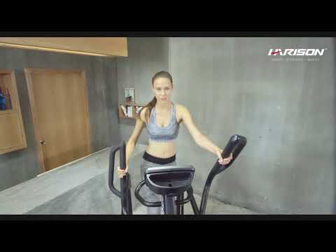 HARISON Commercial Intelligent Electromagnetic Elliptical Machine Product Video (HR-E3800)