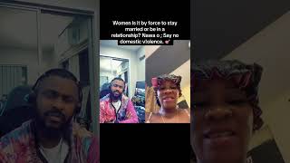 Staying in relationships or marriage is not by force