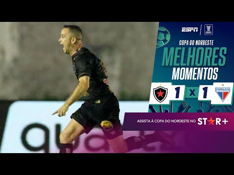 Gols e lances de Botafogo-PB x Fortaleza