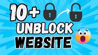 10+ Best UNBLOCK Websites For School Chroomebook || Unblocker 2024