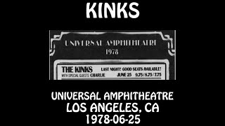 Kinks - 1978-06-25 - Los Angeles, CA @ Universal Amphitheatre [Audio]