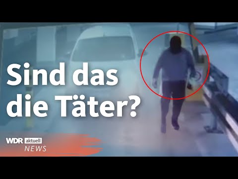 Nach Einbruch in Sparkasse Gelsenkirchen: Aufnahmen der mutmaßlichen Täter | WDR aktuell