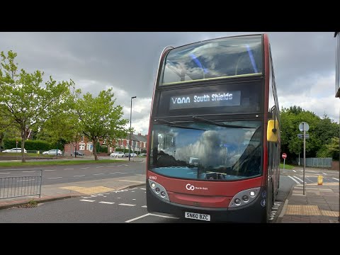 *REUPLOADED* Full Route Visual Metro Replacement X900 Heworth-South Shields 6960 (SN60 BZC)