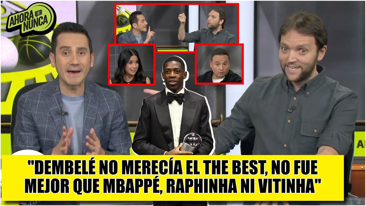 TODOS CONTRA RODRI por asegurar que DEMBELÉ NO FUE MEJOR JUGADOR DEL AÑO ni del PSG | Ahora o Nunca