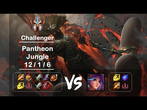[4K] KR Challenger Jungle Pantheon vs Lillia Ep.1181