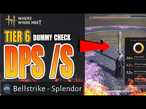 Tier 6 DPS/s Test - Nameless Sword Real Damage Per Second