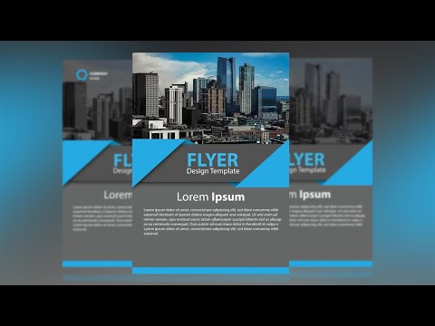 Easy Flyer Design Tutorial Creative A4 Flyer Design Photoshop CC Tutorial Vertex Graphic
