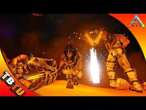 ARTIFACT OF THE GATEKEEPER AND PIKE SKIN! SCORCHED EARTH CAVE EXPLORING! Ark: Survival Evolved