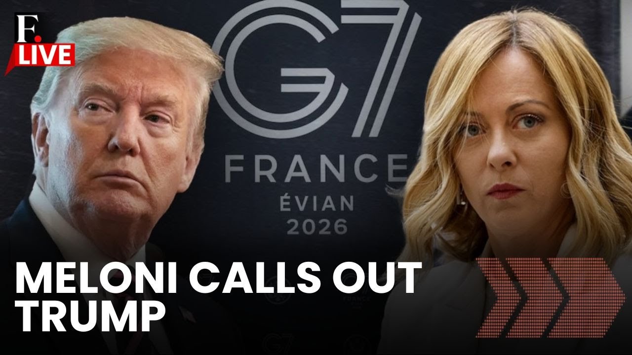 Italian PM Meloni Slams Trump for Claiming She 'Begged' Him For a Photo | LIVE