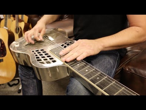 Angelo de Rijke playing our 1930's National Tri-Cone Lap Steel Guitar