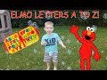 Learn ABC S For Toddlers Elmo Letters With Myles A To Z Preschool Learning Video