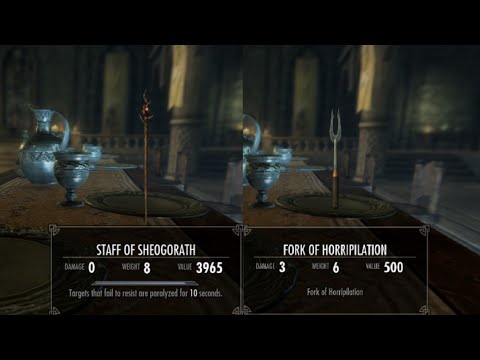 Staff of Sheogorath + Fork of Horripilation Location