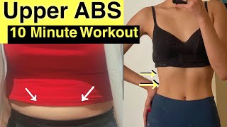 Upper ABS WORKOUT | 10 Minutes Quick Burn to Lose Belly Fat