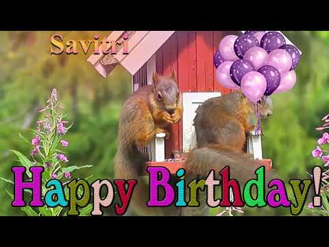 🎂 HAPPY BIRTHDAY SAVITRI 🎈 (French Parisian Accent)