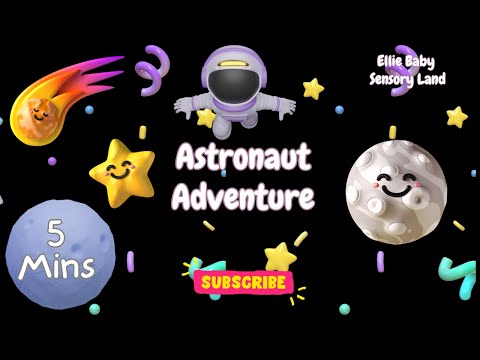 3D Baby’s First Space Adventure 🚀 #babyactivities #babysensoryvideo #babysensory